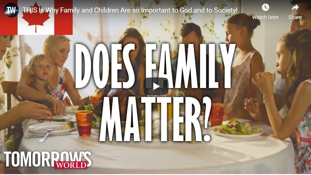 THIS Is Why Family and Children Are so Important to God and to Society!